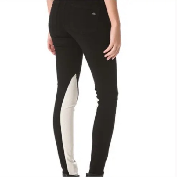 rag & bone Black and Bone Jodhpur Riding Jeans - size 27 - Picture 2 of 9